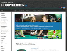 Tablet Screenshot of hobbyhemma.se